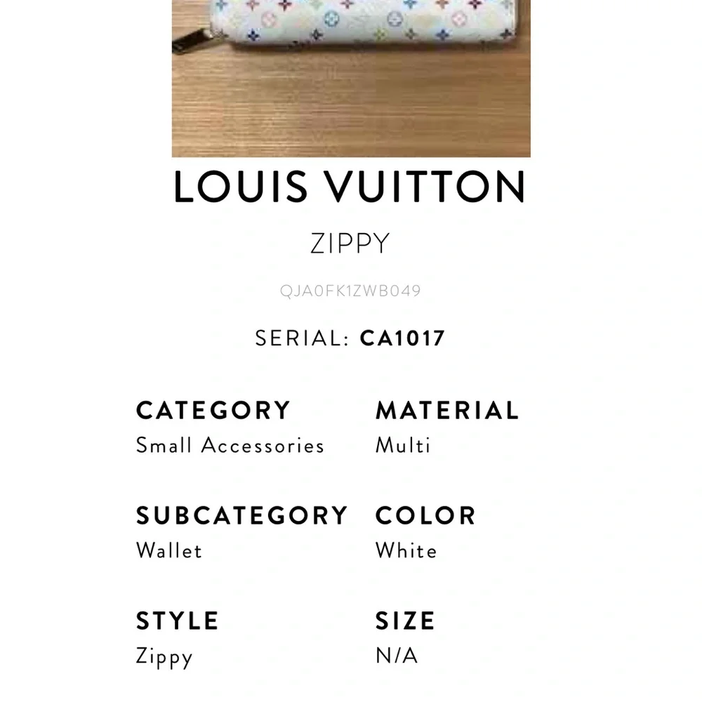 Louis Vuitton Multicolor Monogram Wallet - Picture 2 of 14